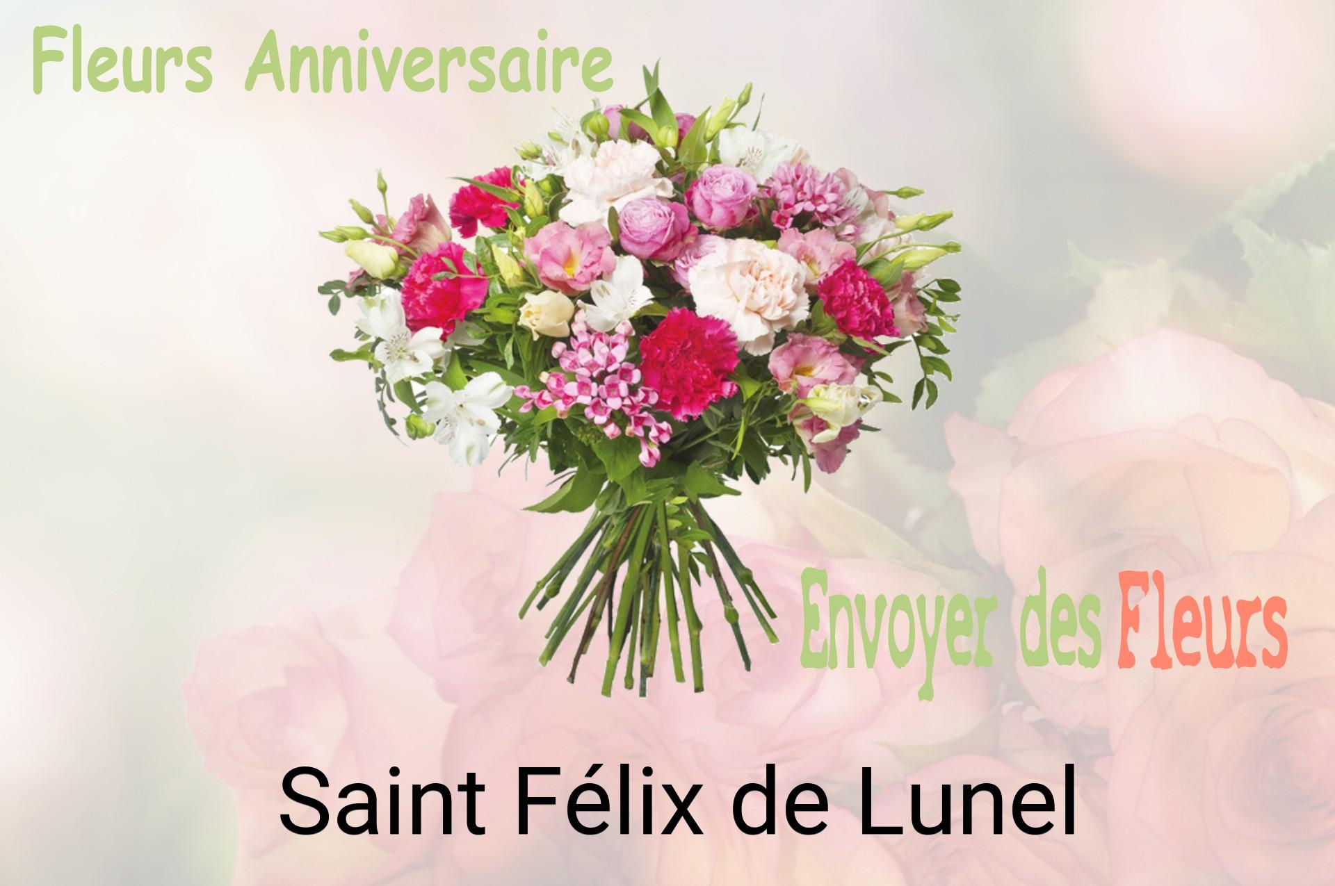 Bouquet de fleurs d’anniversaire livré à Saint-Félix-de-Lunel