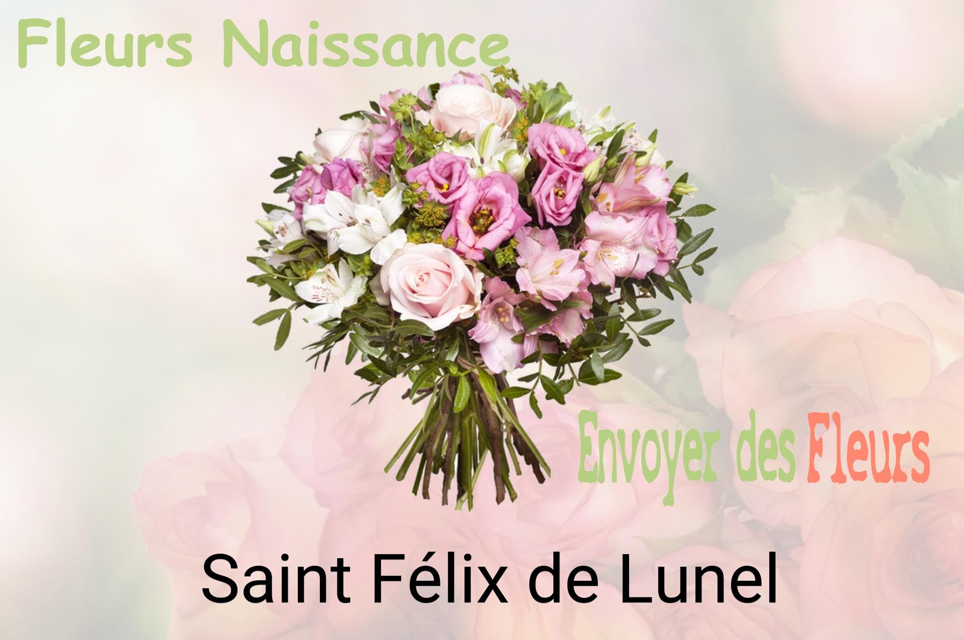 Bouquet de fleurs de naissance livré à Saint-Félix-de-Lunel