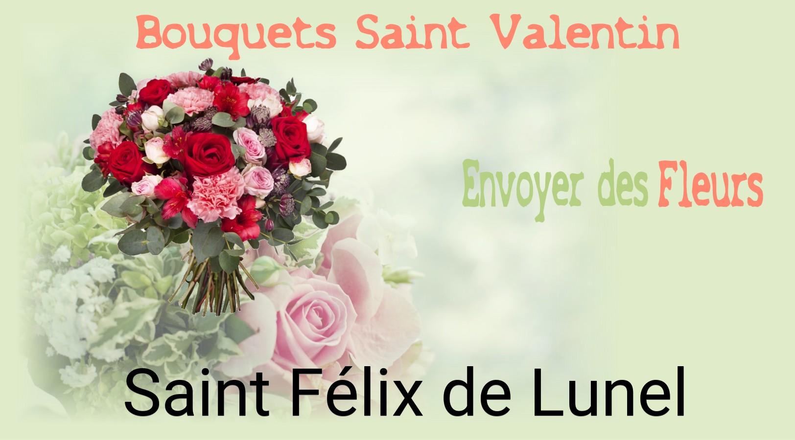 Roses de Saint-Valentin livrées à Saint-Félix-de-Lunel